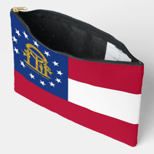Print Cut Sew Bag met vlag van Georgia, Verenigde  Etui