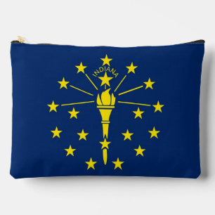 Print Cut Sew Bag met vlag van Indiana, Verenigde Etui
