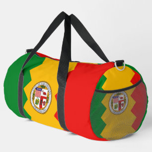 Print Cut Sew Bag met vlag van Los Angeles, Vereni Plunjezak