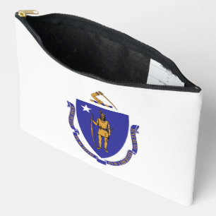 Print Cut Sew Bag met vlag van Massachusetts, Vere Etui