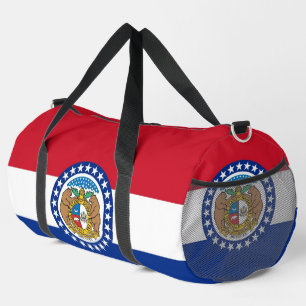 Print Cut Sew Bag met vlag van Missouri, Verenigde Plunjezak