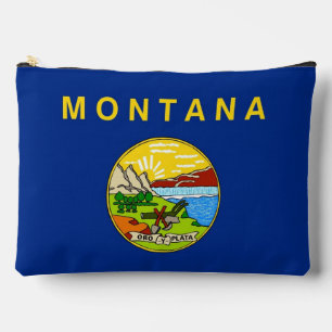 Print Cut Sew Bag met vlag van Montana, Verenigde Etui