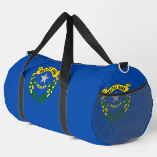 Print Cut Sew Bag met vlag van Nevada, Verenigde S Plunjezak