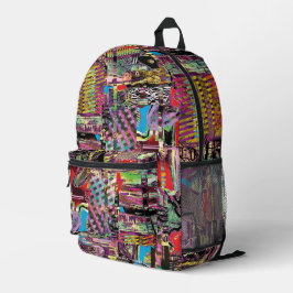 Print Cut Sew Bag – Urban Fractals Bedrukte Rugzak