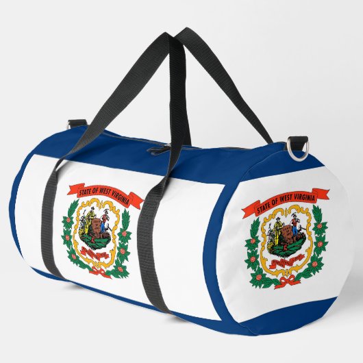 Print Cut Sew Bag, West Virginia flag Plunjezak (Linkerhoek)