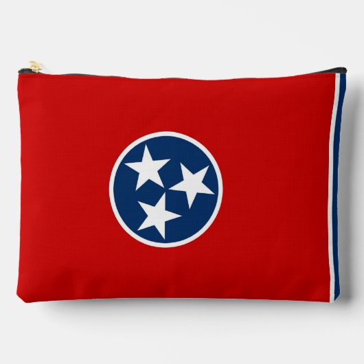 Print Cut Sew Bag with flag of Tennessee, USA Etui (Voorkant)
