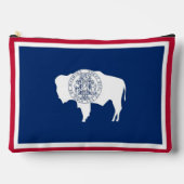 Print Cut Sew Bag with flag of Wyoming Etui (Voorkant)