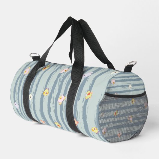 Print Cut Sew Duffel Bag – Whimsy Faces Plunjezak (Rechterhoek)