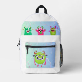 Print Cut Sew School Bag Bedrukte Rugzak