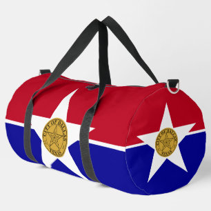 Print Cut Sew Tas met vlag van Dallas, Texas, USA