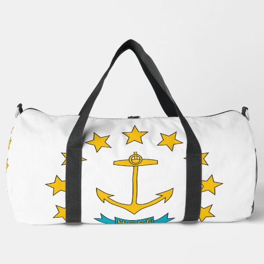 Print Cut Sew Tas met vlag van Rhode Island, VS (Voorkant)