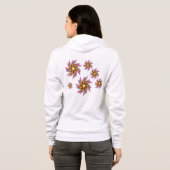 print flora hoodie (Achterkant volledig)