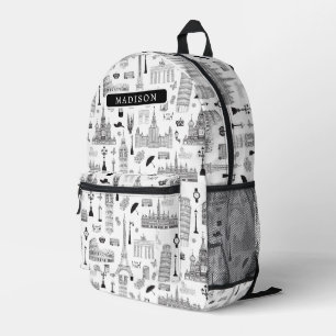 Print gesneden naaizak bedrukte rugzak