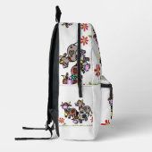 Print gesneden naaizak bloemige Koeien moo moo Bedrukte Rugzak (Links)