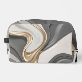 Print gesneden naaizak in stijlvolle grafiek toilettasje