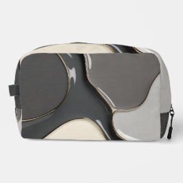 Print gesneden naaizak in stijlvolle grafiek toilettasje