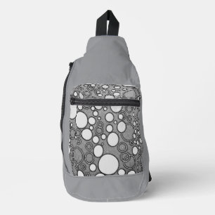 Print gesneden naaizak sling bag