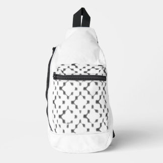 Print gesneden naaizak sling bag