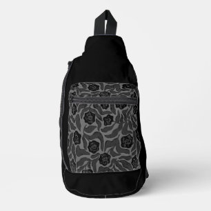 Print gesneden naaizak sling bag