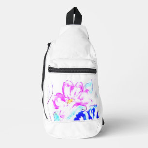 Print gesneden naaizak sling bag
