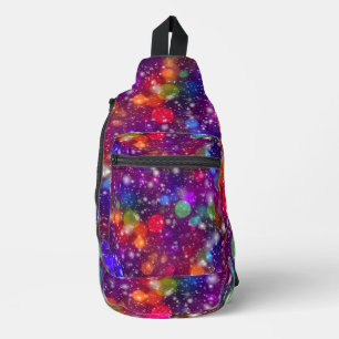 Print gesneden naaizak sling bag