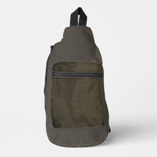 Print gesneden naaizak sling bag