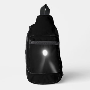 Print gesneden naaizak sling bag