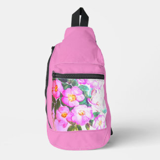 Print gesneden naaizak sling bag