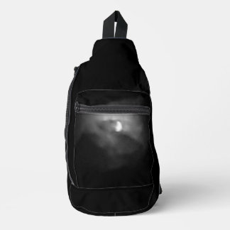 Print gesneden naaizak sling bag