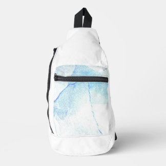 Print gesneden naaizak sling bag