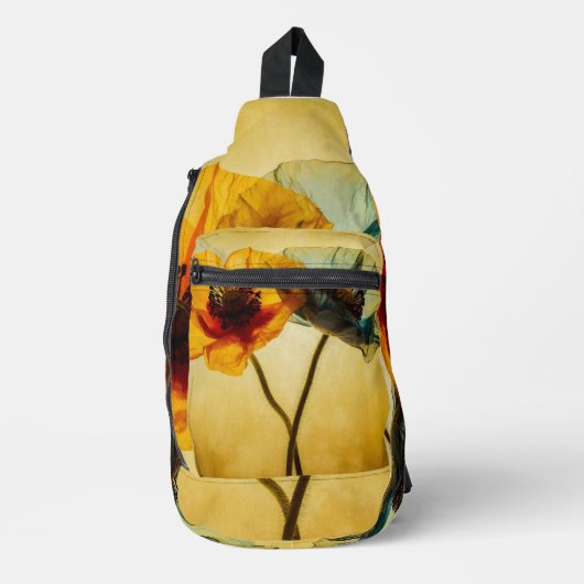 Print gesneden naaizak sling bag (Voorkant)