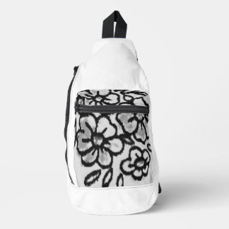 Print gesneden naaizak sling bag