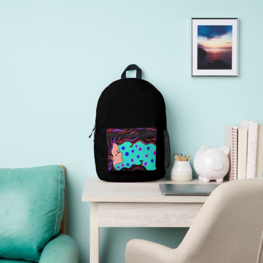 Print gesneden zaagtas bedrukte rugzak (Insitu)