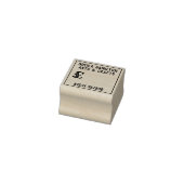 Print je eigen prijs tickets met een 	rubberstempel (Stempel)