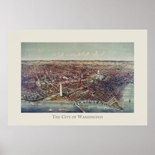  Print of Washington D.C. (Voorkant)
