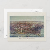 Print of Washington D.C. Briefkaart (Voorkant / Achterkant)
