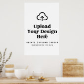 PRINT ORDER 24x36 Inch Tall Poster Event Sign (Cuisine)