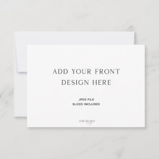 PRINT ORDER_5x3.5" Dubbelzijdige Landschap Kaart Notitiekaartje