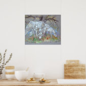 PRINT - Pegasus moeder & foal (Keuken)