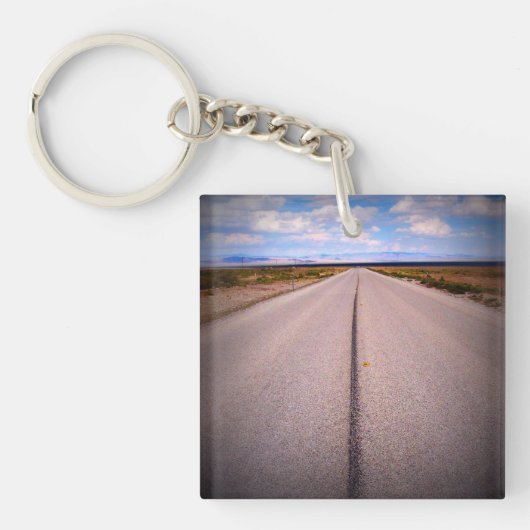 Print Square Phone Photo Sleutelhanger (voorkant)