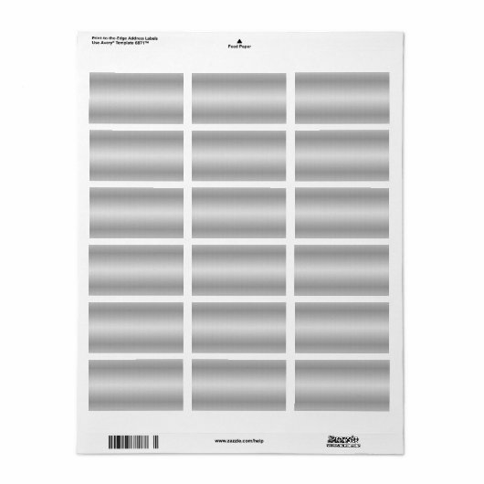 Print-to-the-Edge Address Labels (Full Sheet)