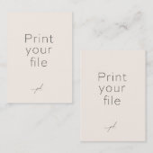 PRINT UW BESTAND: Trading Kaart 2,5 x 3,5 inch Contactkaartje (Voorkant / Achterkant)