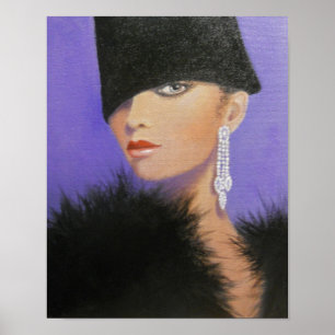 Print, Value Poster Paper (Matte) A Lady with styl