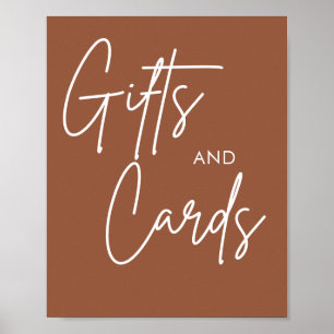 Printable Boho Wedding Cards Geschikt bord Poster