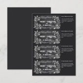 Printable Christmas Homemade Gift Labels Kaart (Voorkant / Achterkant)