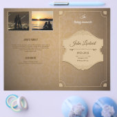 Printable Funeral Brochure Sjabloon (Enkel)