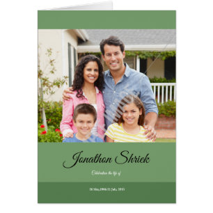Printable Funeral Brochure Sjabloon