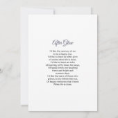 Printable Funeral Prayer Kaart (Achterkant)