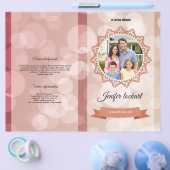 Printable Funeral Program Template Flyer (Enkel)