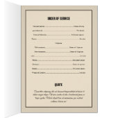 Printable Funeral Sjabloon (Binnen (Rechts))